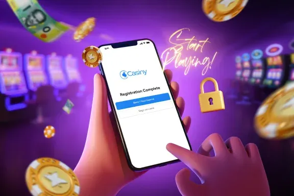 Casiny mobile registration start playing